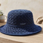 Bucket Hat Tejido Azul marino